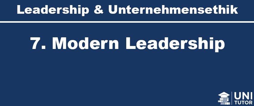 7. Modern Leadership