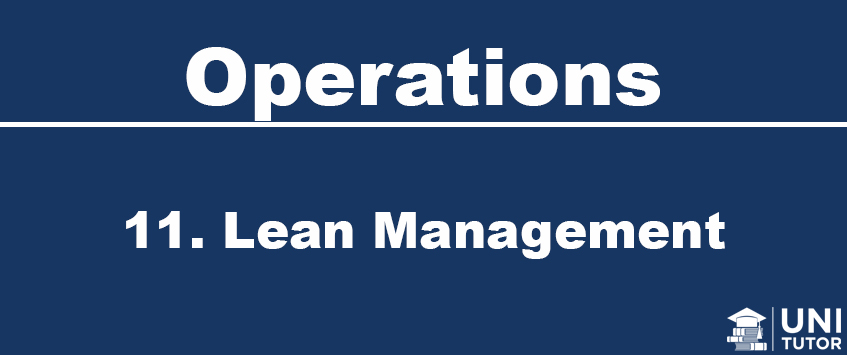 11. Lean Management