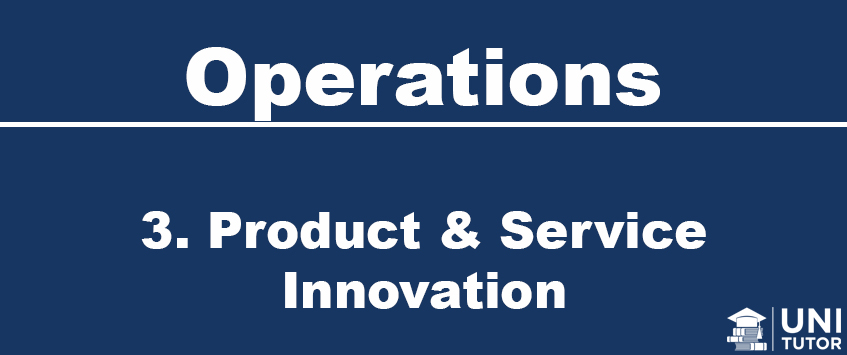 3. Product & Service Innovation